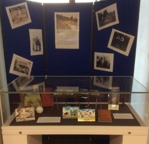 Conan Doyle on holiday exhibition stand